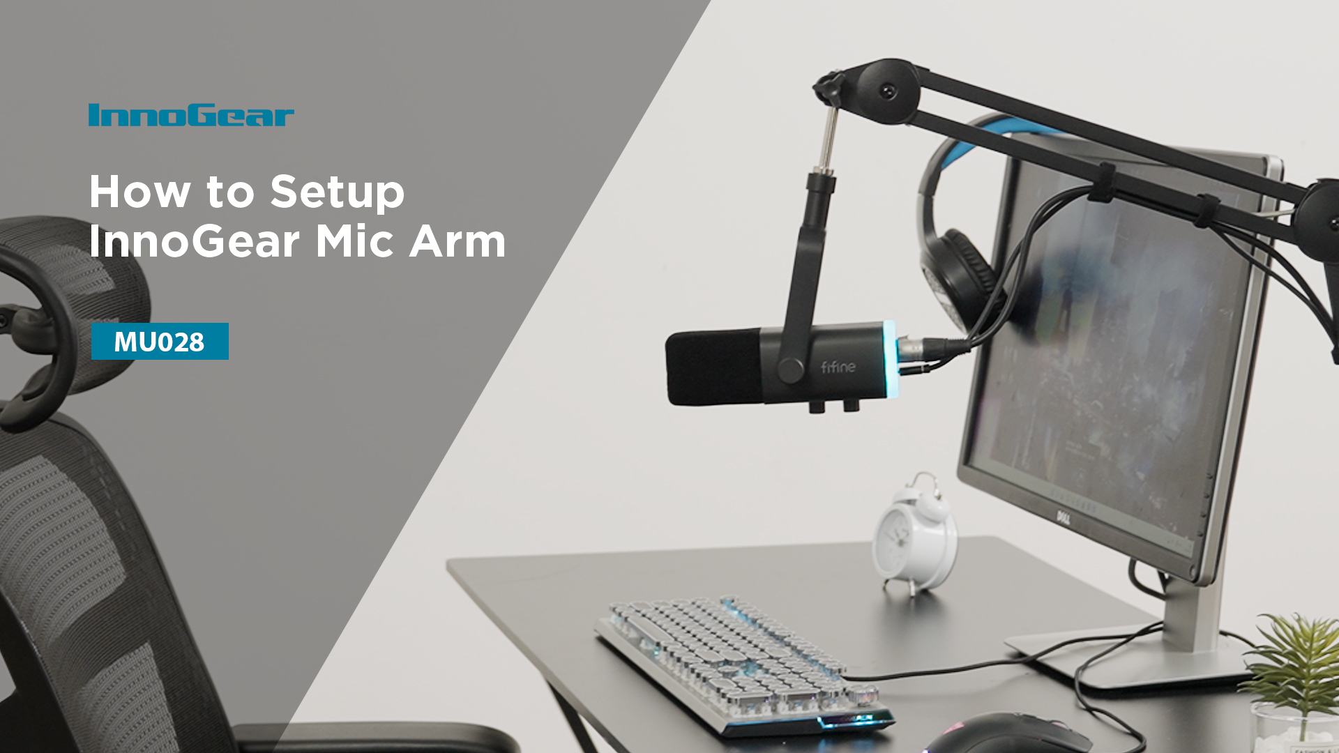 Amazon.com: InnoGear Mic Arm Desk Mount Microphone Stand Boom Arm